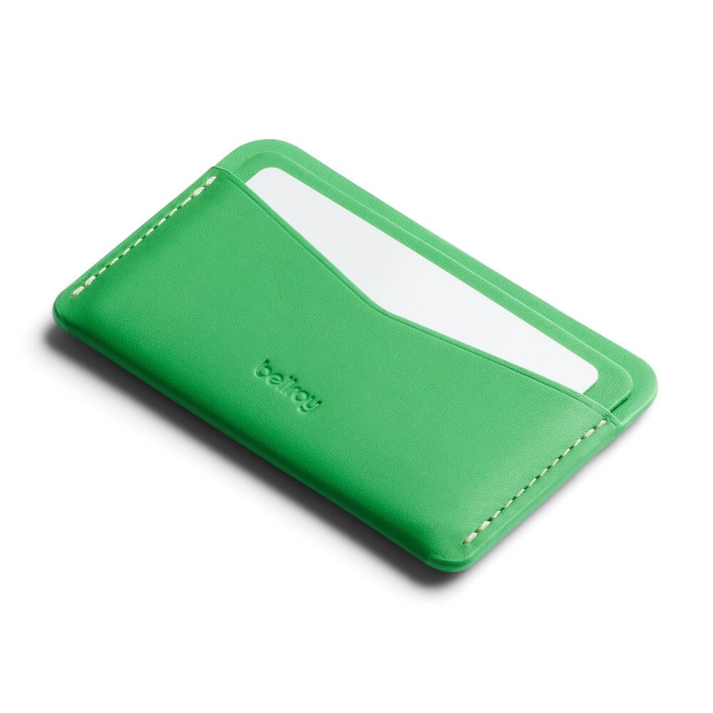 7767 Card Slip minimalist leather card holder with space for up to 4 cards